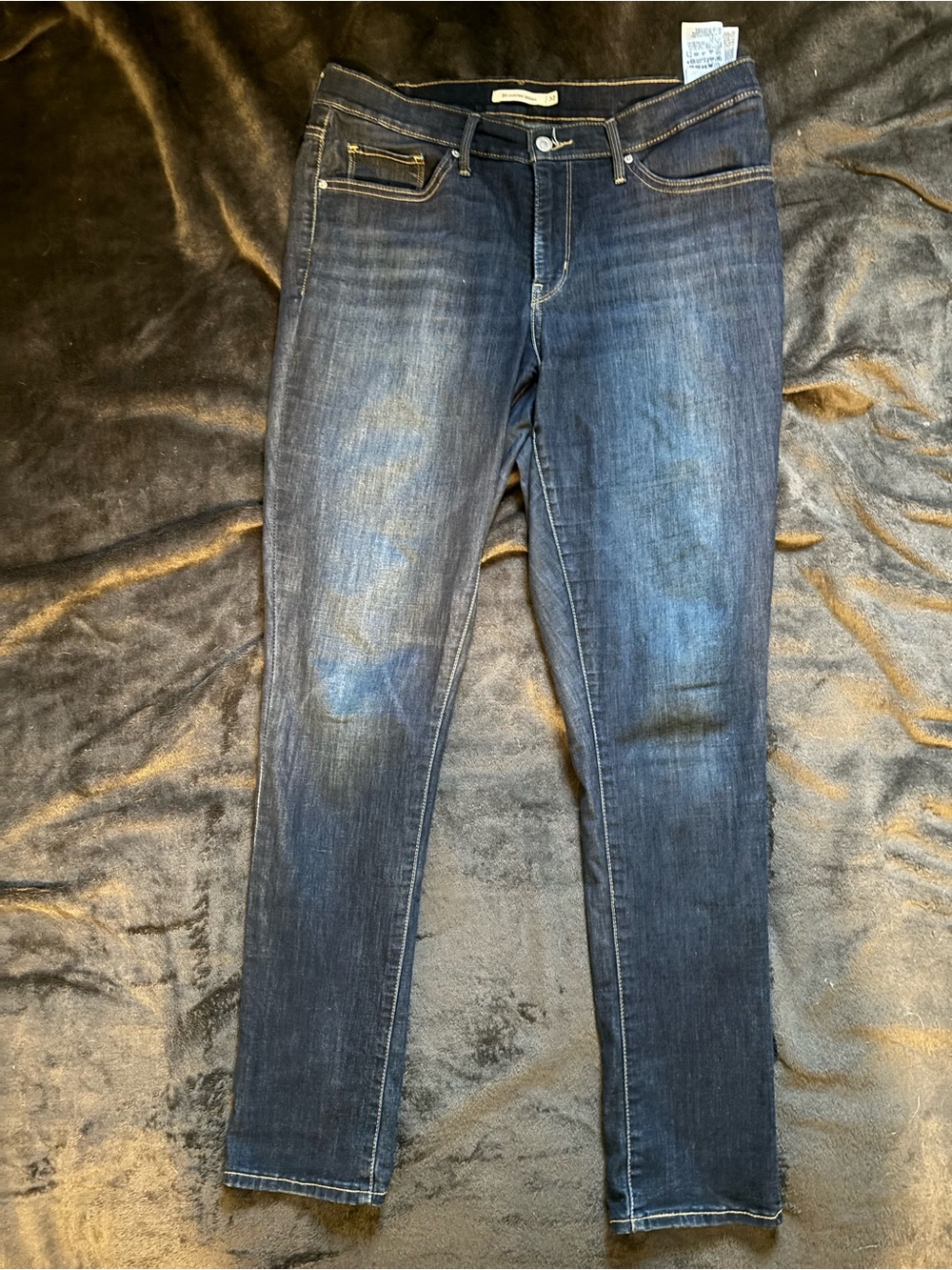 Levi's 711 Dark Indigo Skinny Jeans